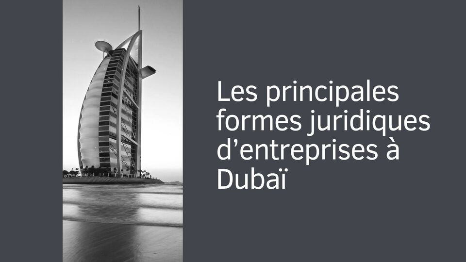 Les principales formes juridiques d’entreprises à Dubaï