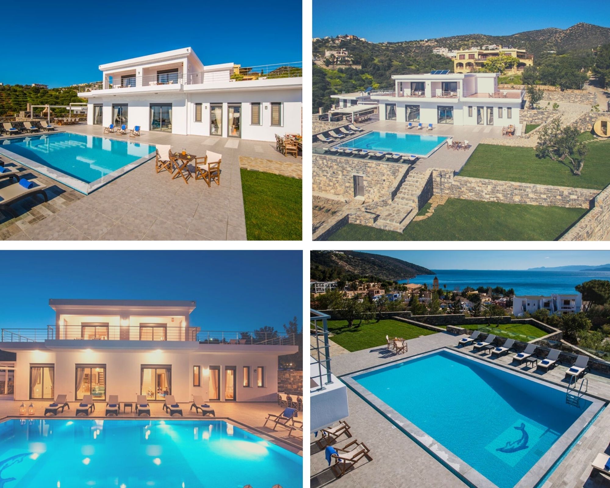 Maison individuelle avec piscine en Grèce