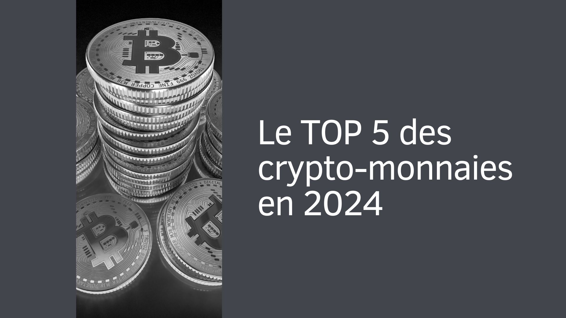 Le TOP 5 des crypto-monnaies en 2024